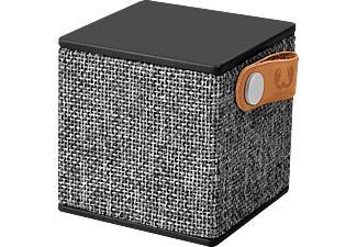 FRESHN REBEL Rockbox Brick Cube Fabriq - Altoparlante Bluetooth (Nero/grigio)