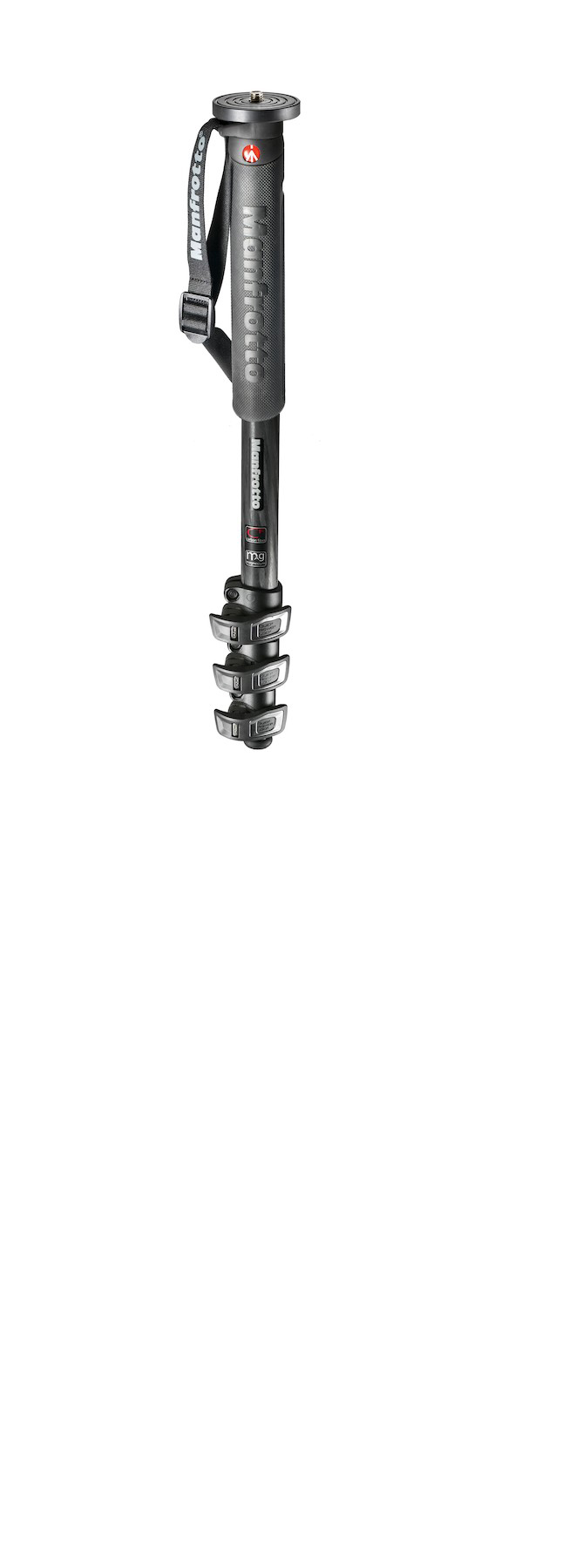 MANFROTTO MMXPROC4  Einbein Stativ, Schwarz, Höhe offen bis 1640 mm