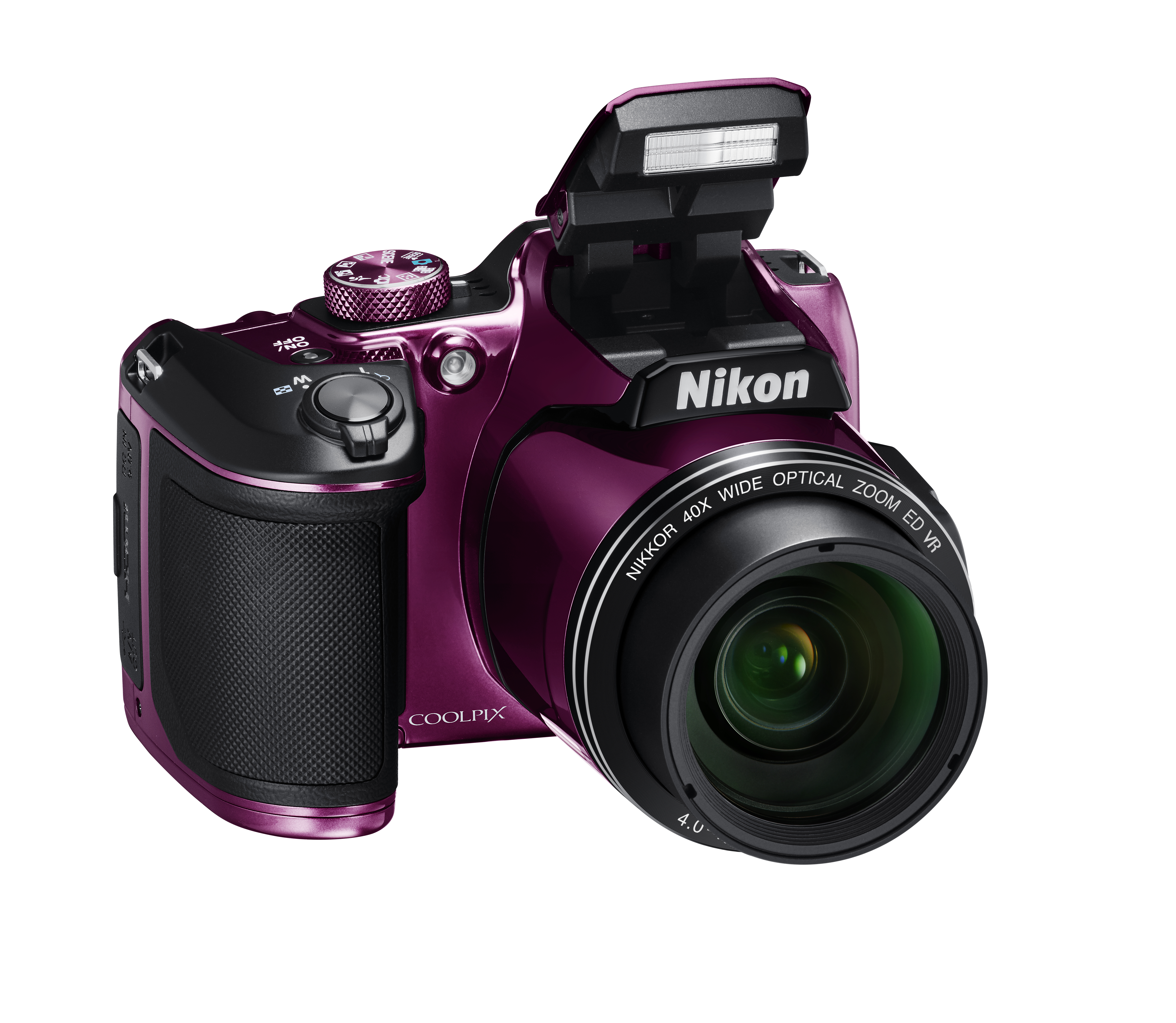 NIKON COOLPIX B500 Bridgekamera Pflaume, TFT