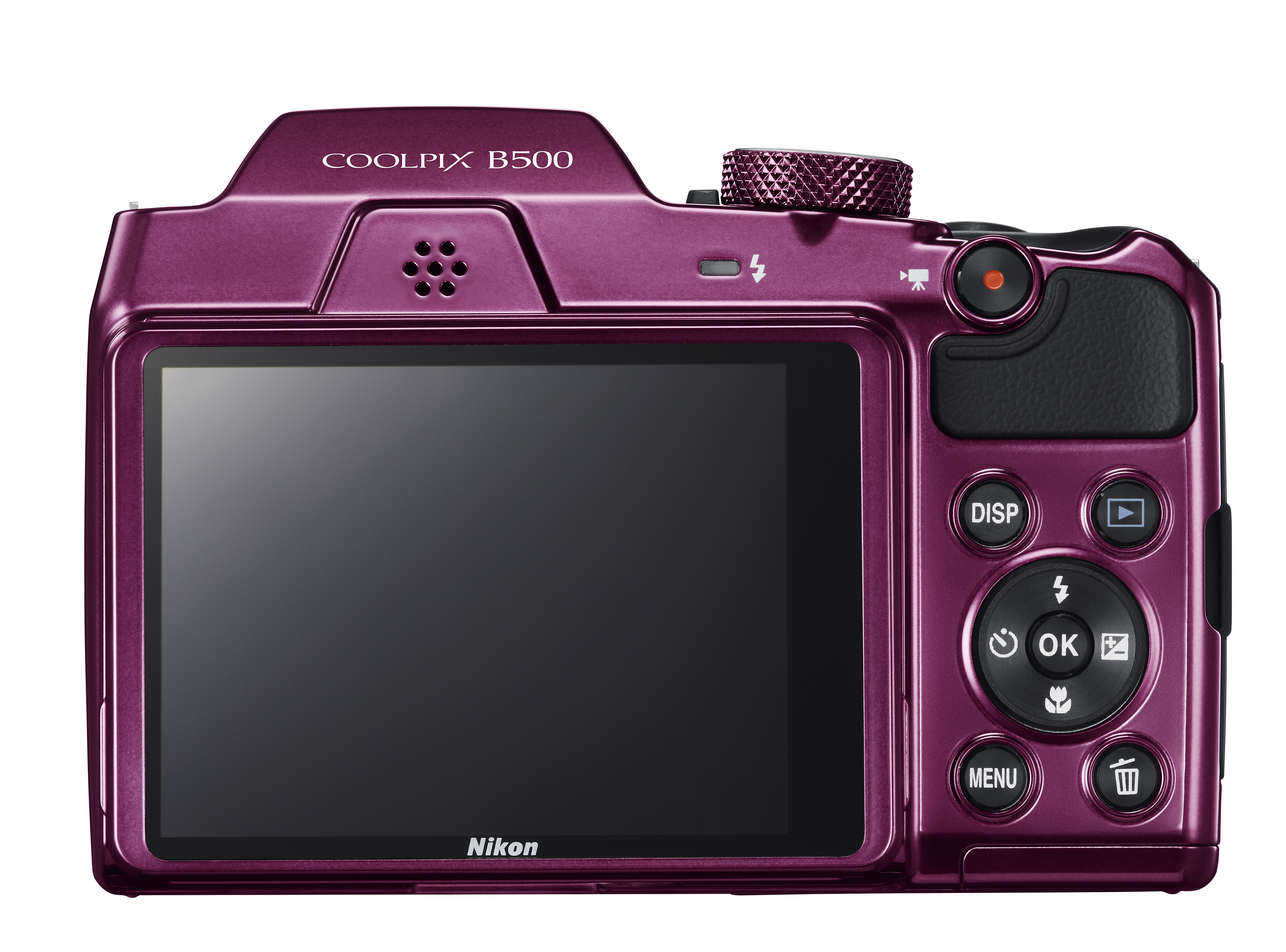 NIKON COOLPIX B500 Bridgekamera Pflaume, TFT