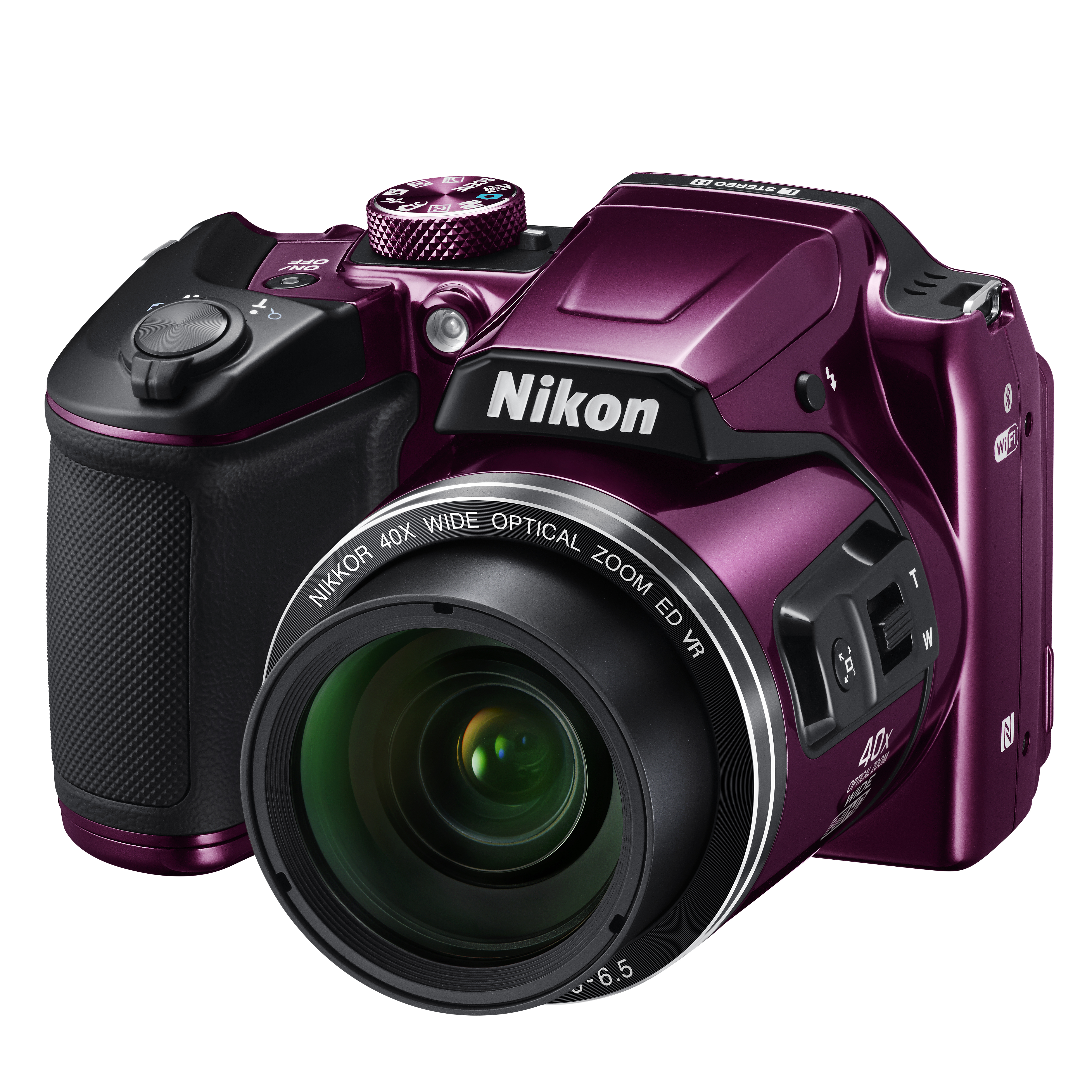 NIKON COOLPIX B500 Bridgekamera Pflaume, TFT