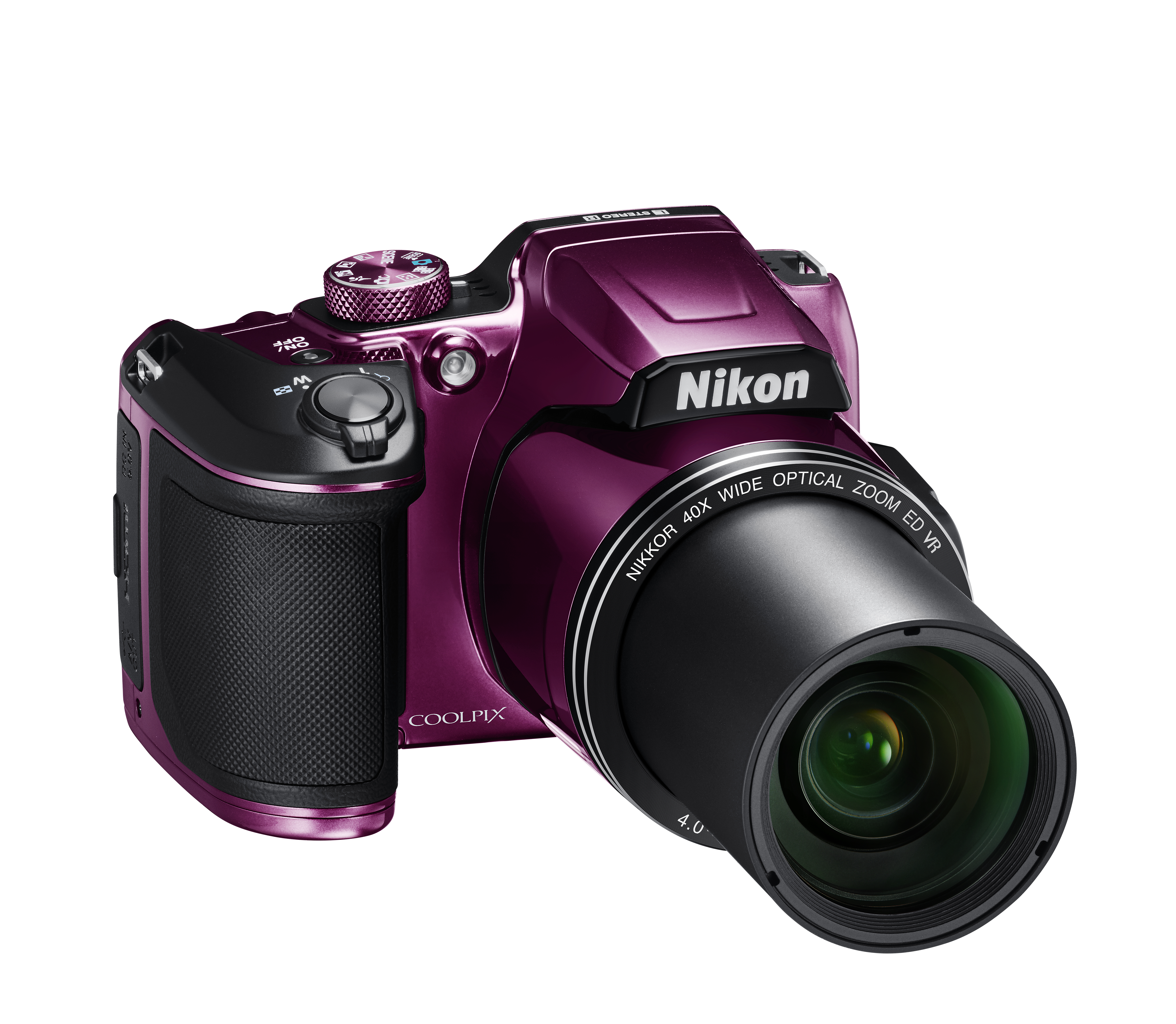 NIKON COOLPIX B500 Bridgekamera Pflaume, TFT