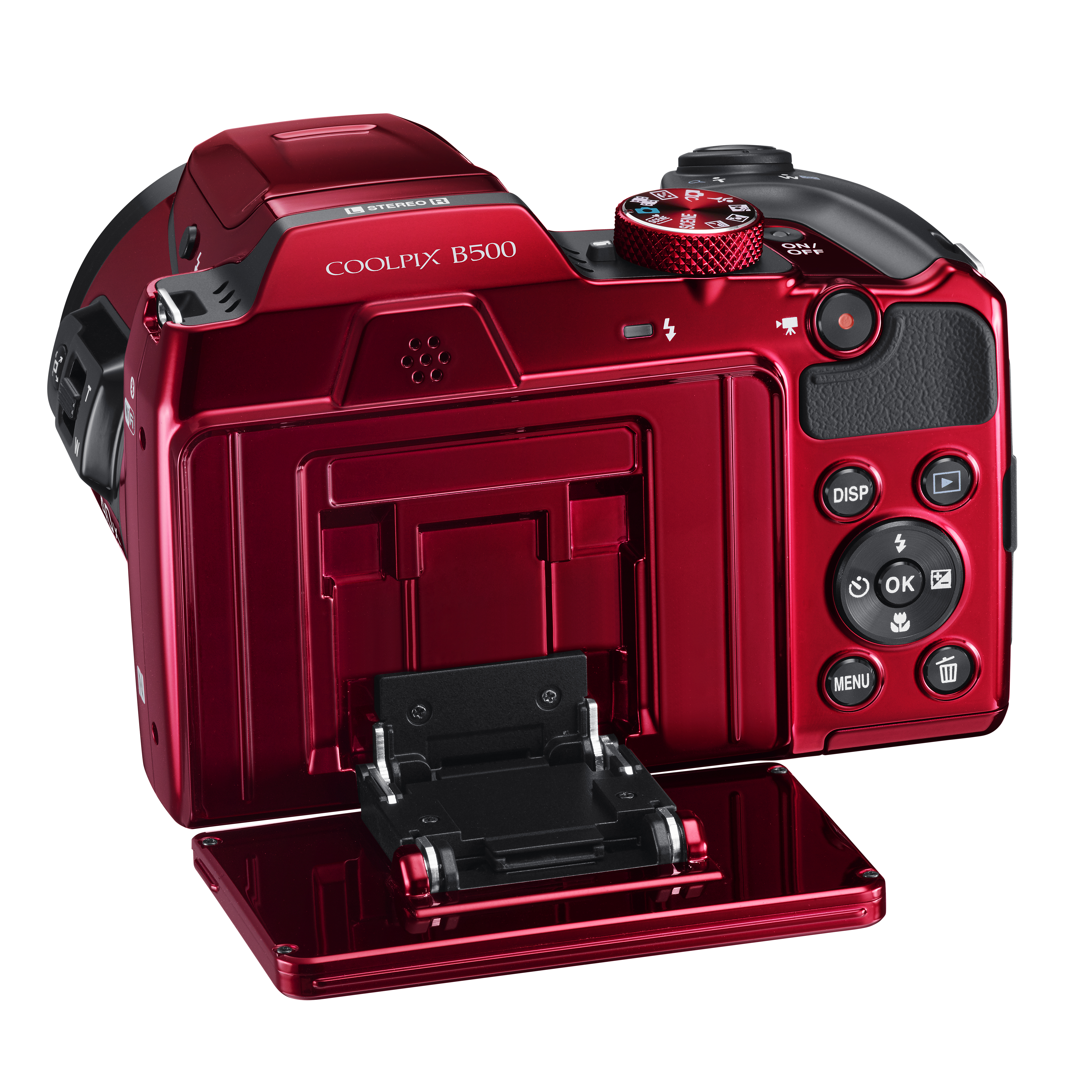 NIKON COOLPIX B500 Bridgekamera Rot, TFT