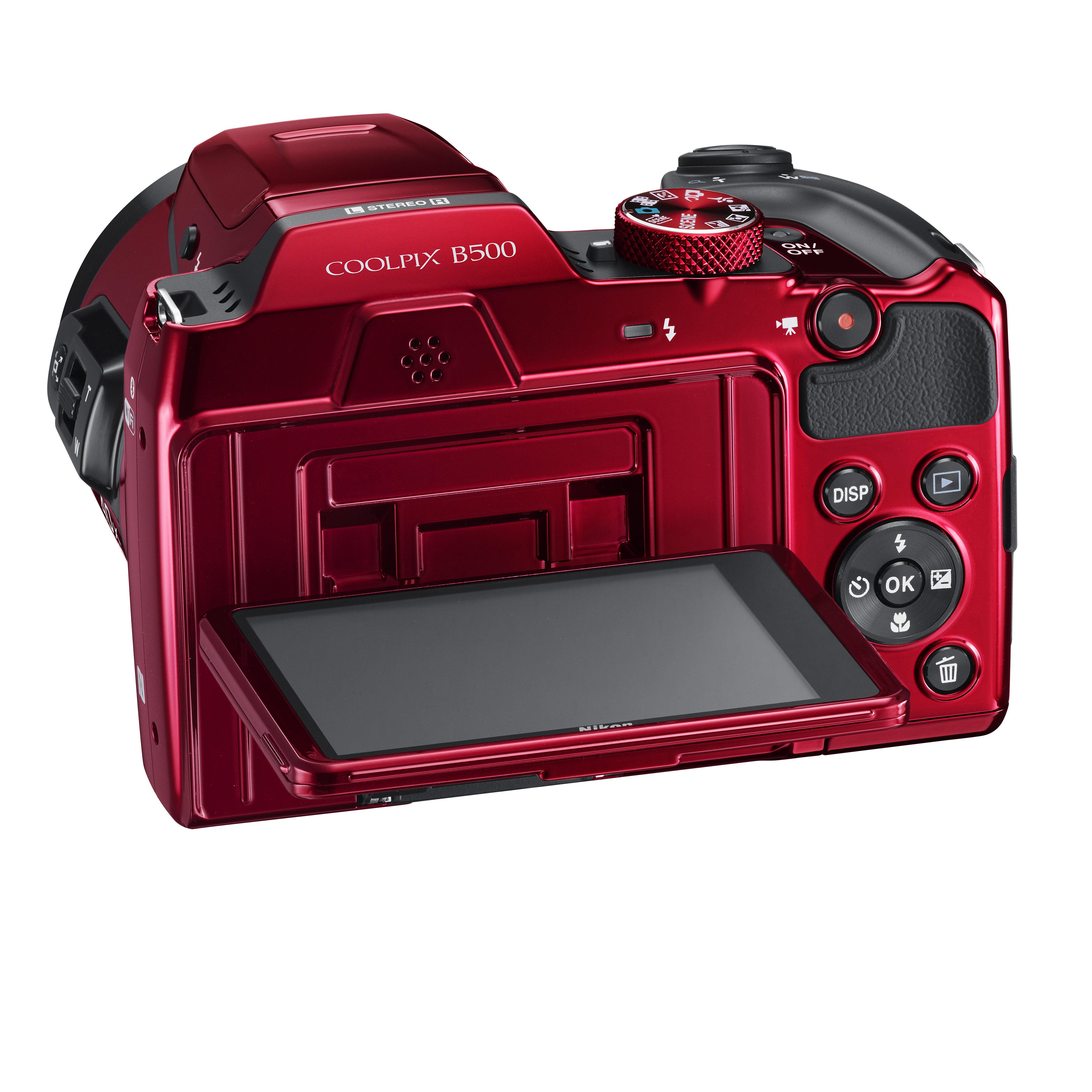 NIKON COOLPIX B500 Bridgekamera Rot, TFT
