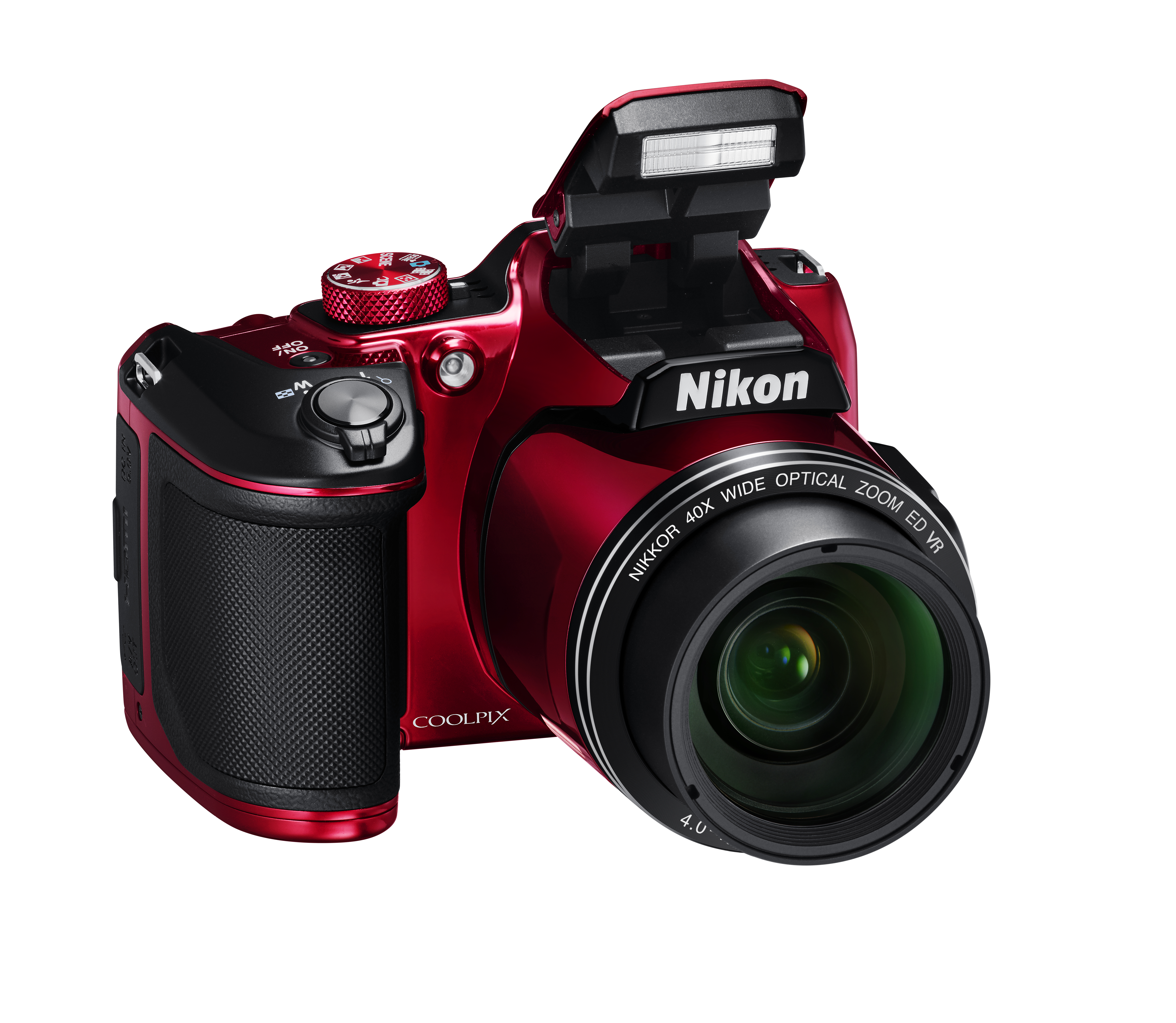 NIKON COOLPIX B500 Bridgekamera Rot, TFT