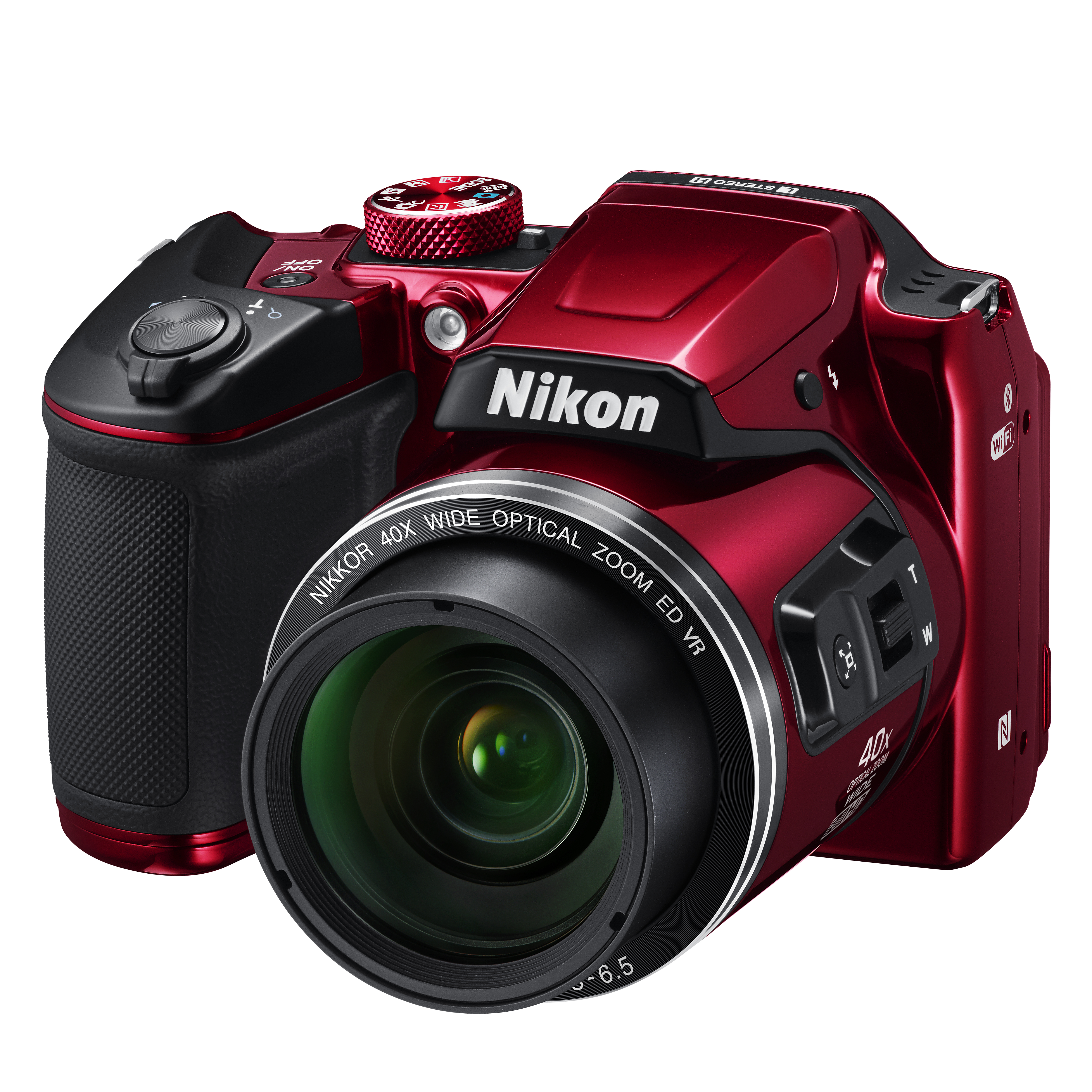 NIKON COOLPIX B500 Bridgekamera Rot, TFT