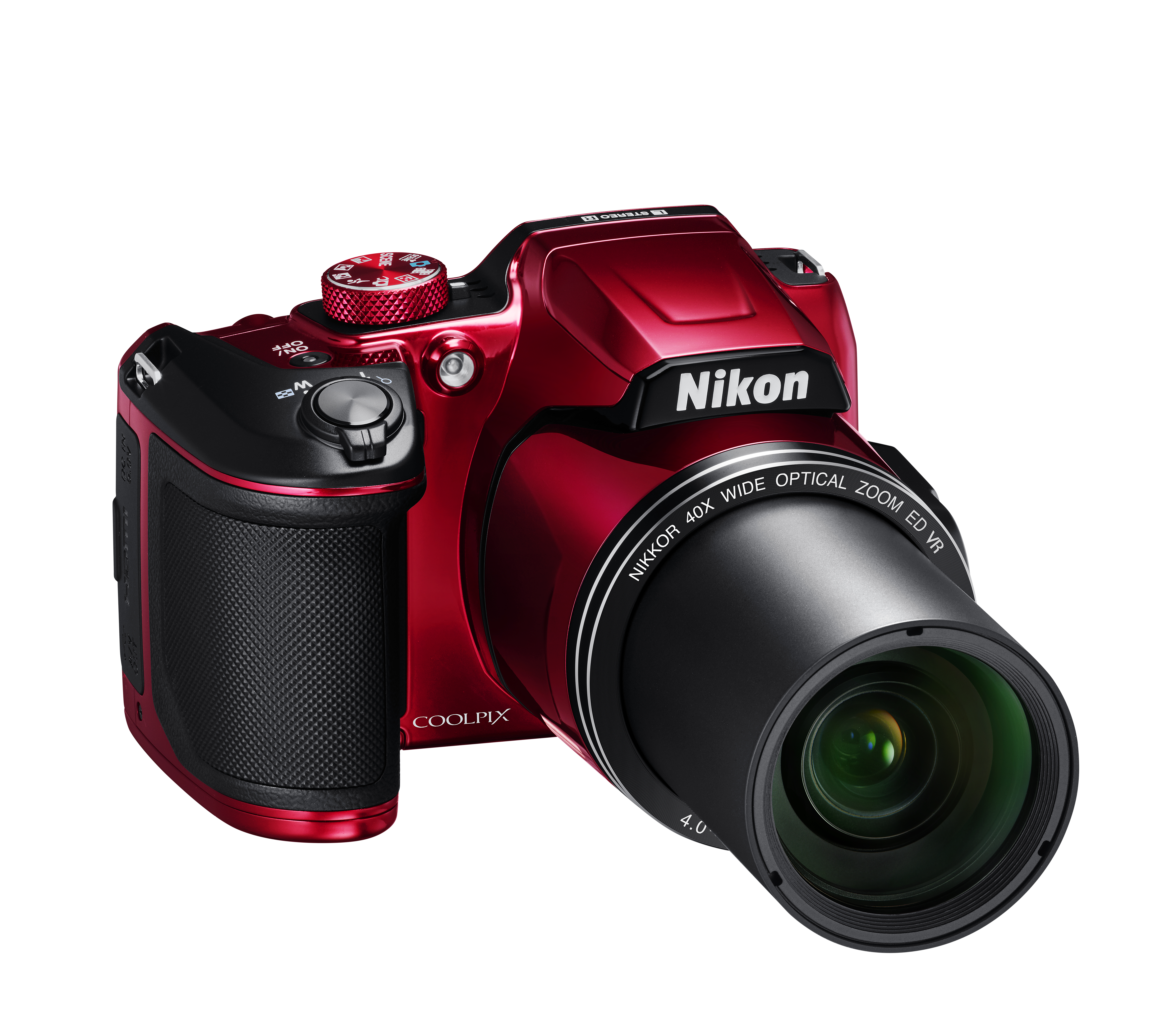 NIKON COOLPIX B500 Bridgekamera Rot, TFT