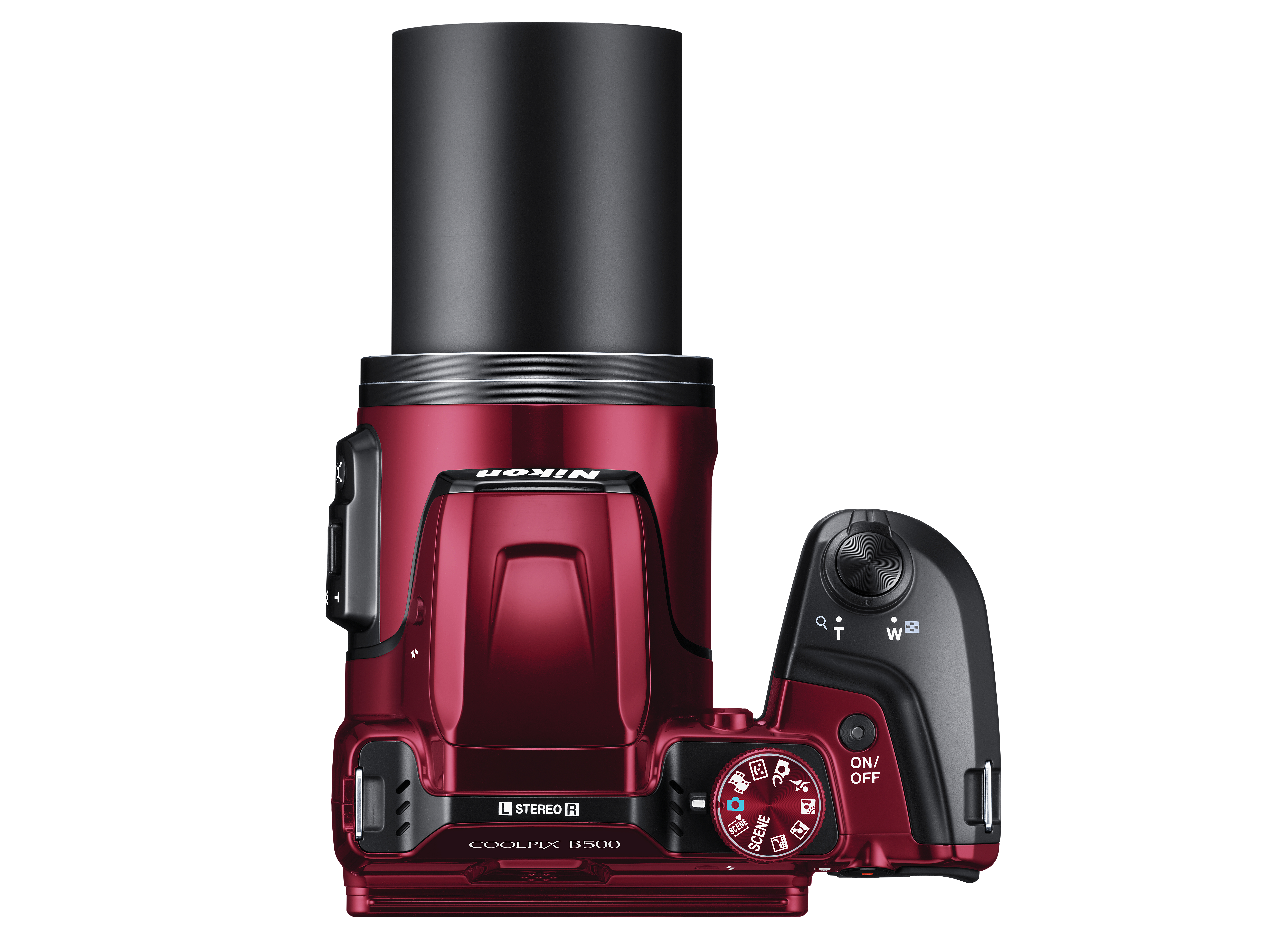 NIKON COOLPIX B500 Bridgekamera Rot, TFT