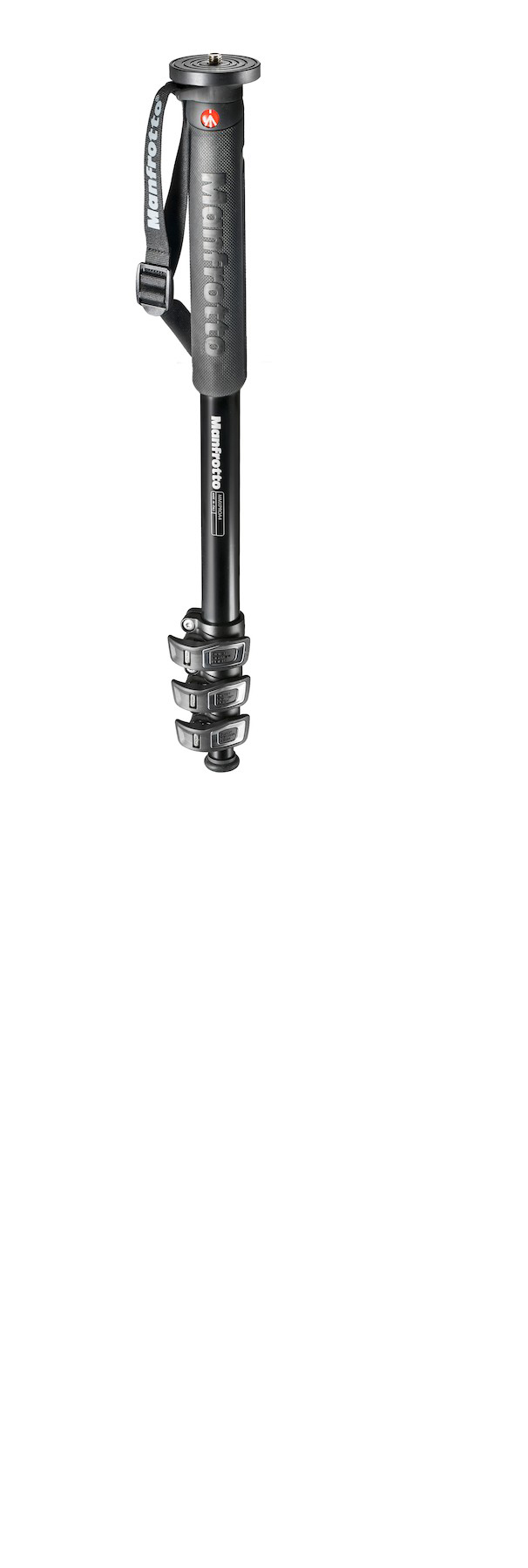 MANFROTTO MMXPROA4 Einbein Stativ, Schwarz, Höhe offen bis 1800 mm