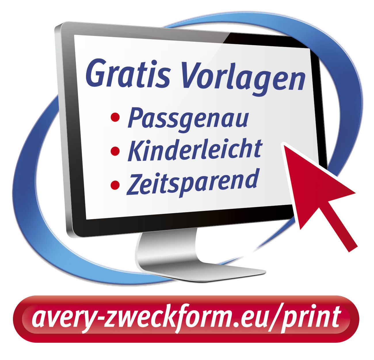 Ein Computerbildschirm zeigt Text in Deutsch an. Ein roter Cursor zeigt auf den Bildschirm.