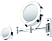 BEURER beurer BS 59 - Specchio cosmetico - Ingrandimento 5x - Argento - specchio cosmetico (Argento)