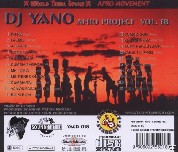 Dj Yano - Afro Project Vol. 18  - (CD)