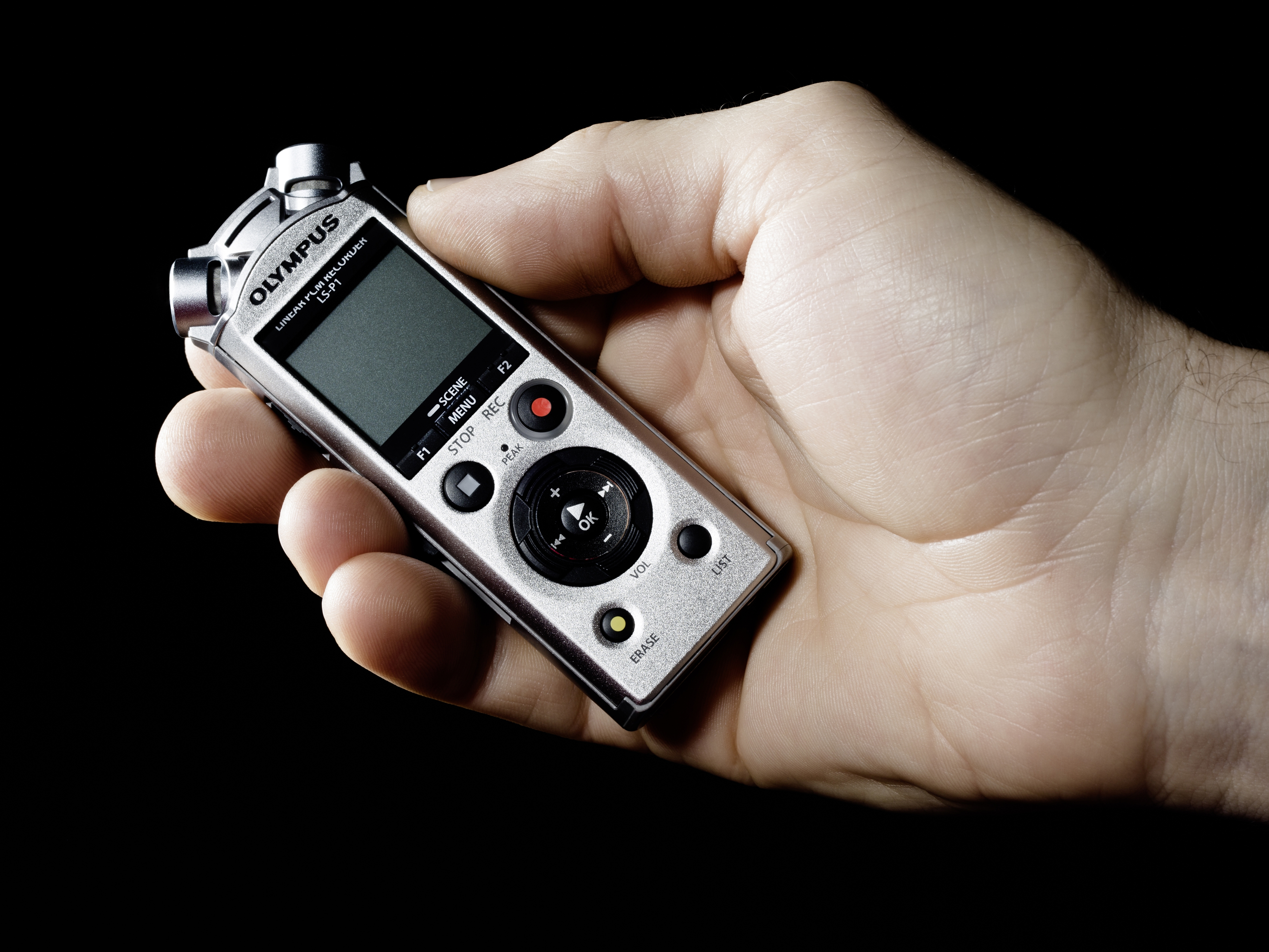 OLYMPUS LS-P 1 Audio-Recorder, Silber