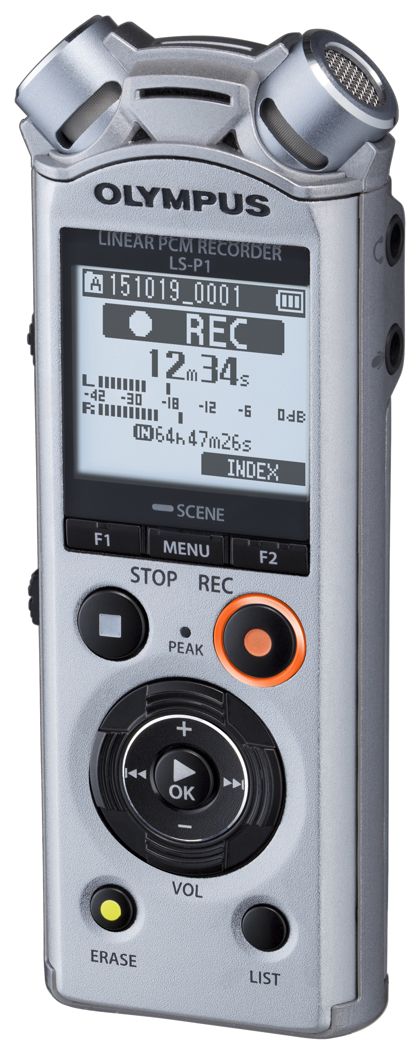 OLYMPUS LS-P 1 Audio-Recorder, Silber
