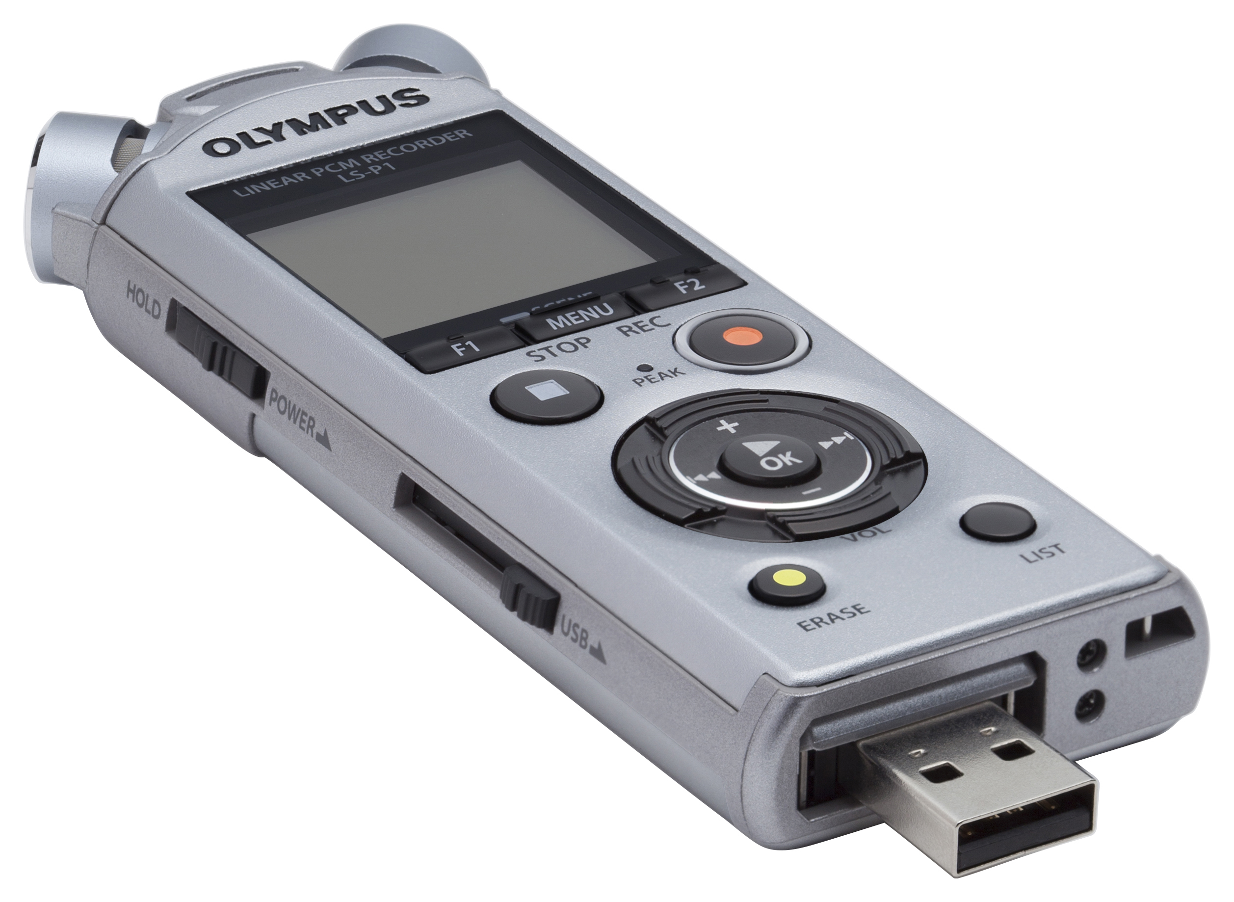 OLYMPUS LS-P 1 Audio-Recorder, Silber