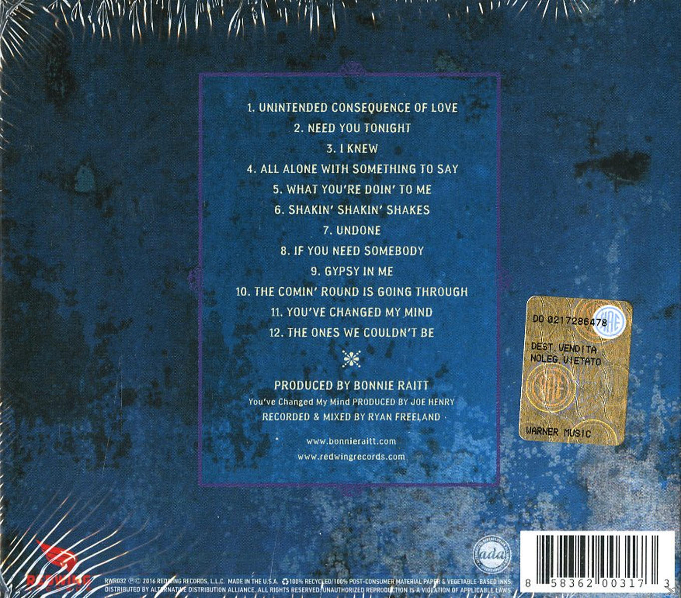 Bonnie Raitt - Dig in Deep (CD)
