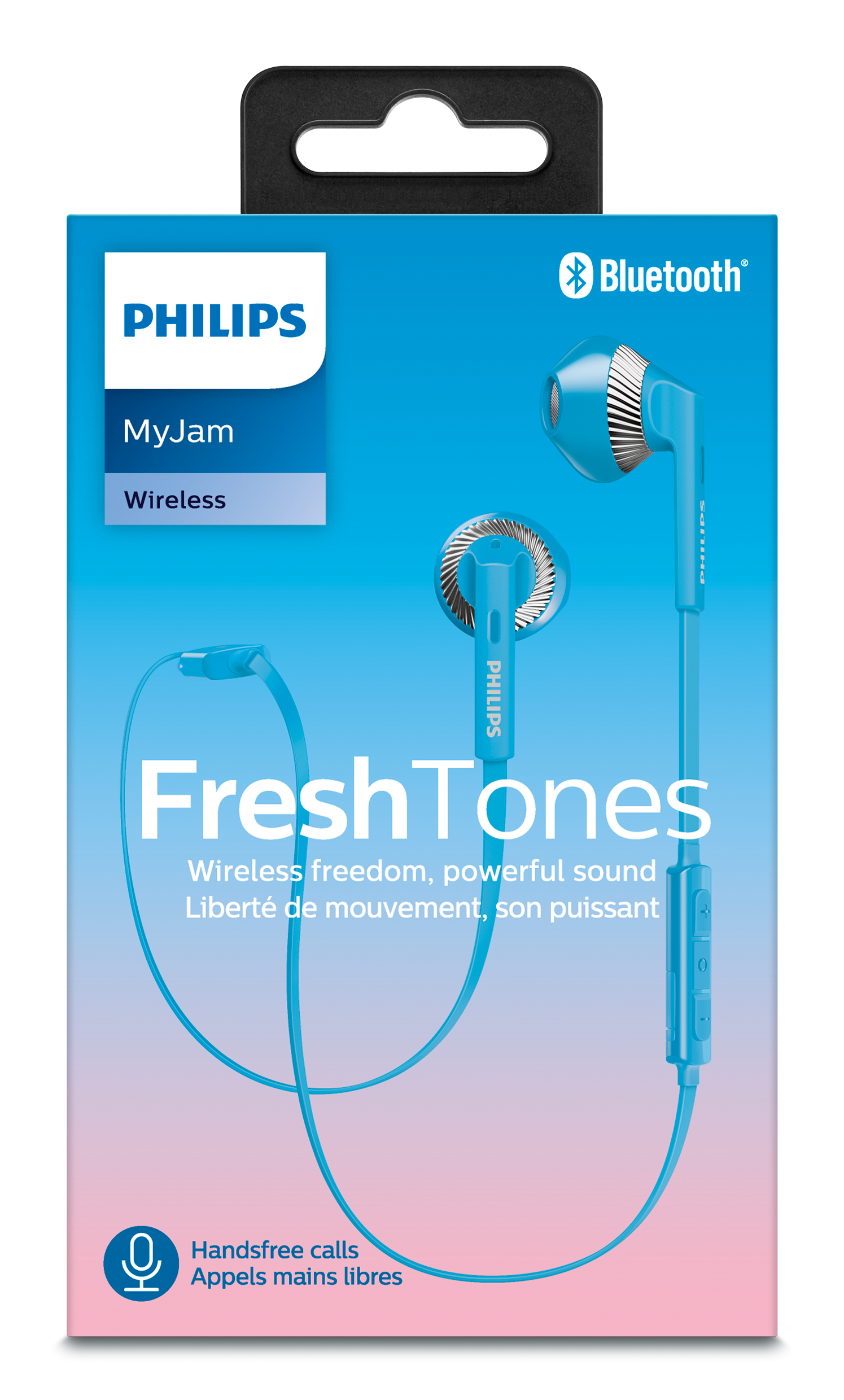PHILIPS SHB5250BL/00 , In-ear Kopfhörer Bluetooth Blau