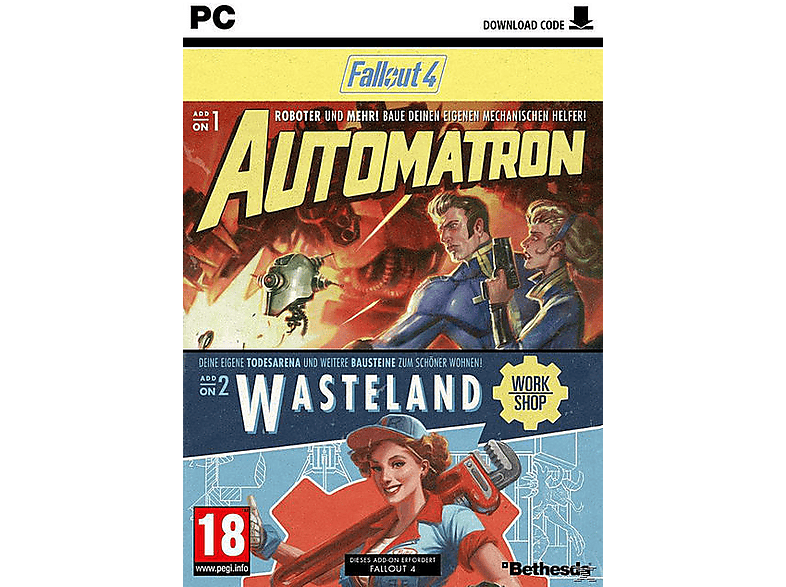 Fallout 4 Dlc 1 2 Automatron Wasteland Workshop Code In A Box Online Kaufen Mediamarkt