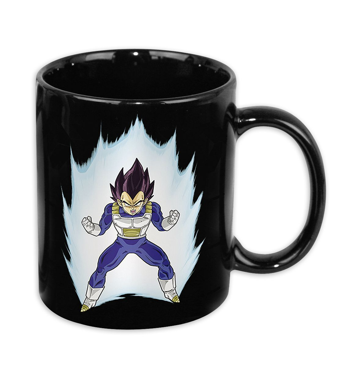 ABYSTYLE Dragon Ball Z Tasse Goku – Schwarz-Weiß Design, 320 Ml, Mikrowellen- & Spülmaschinengeeignet