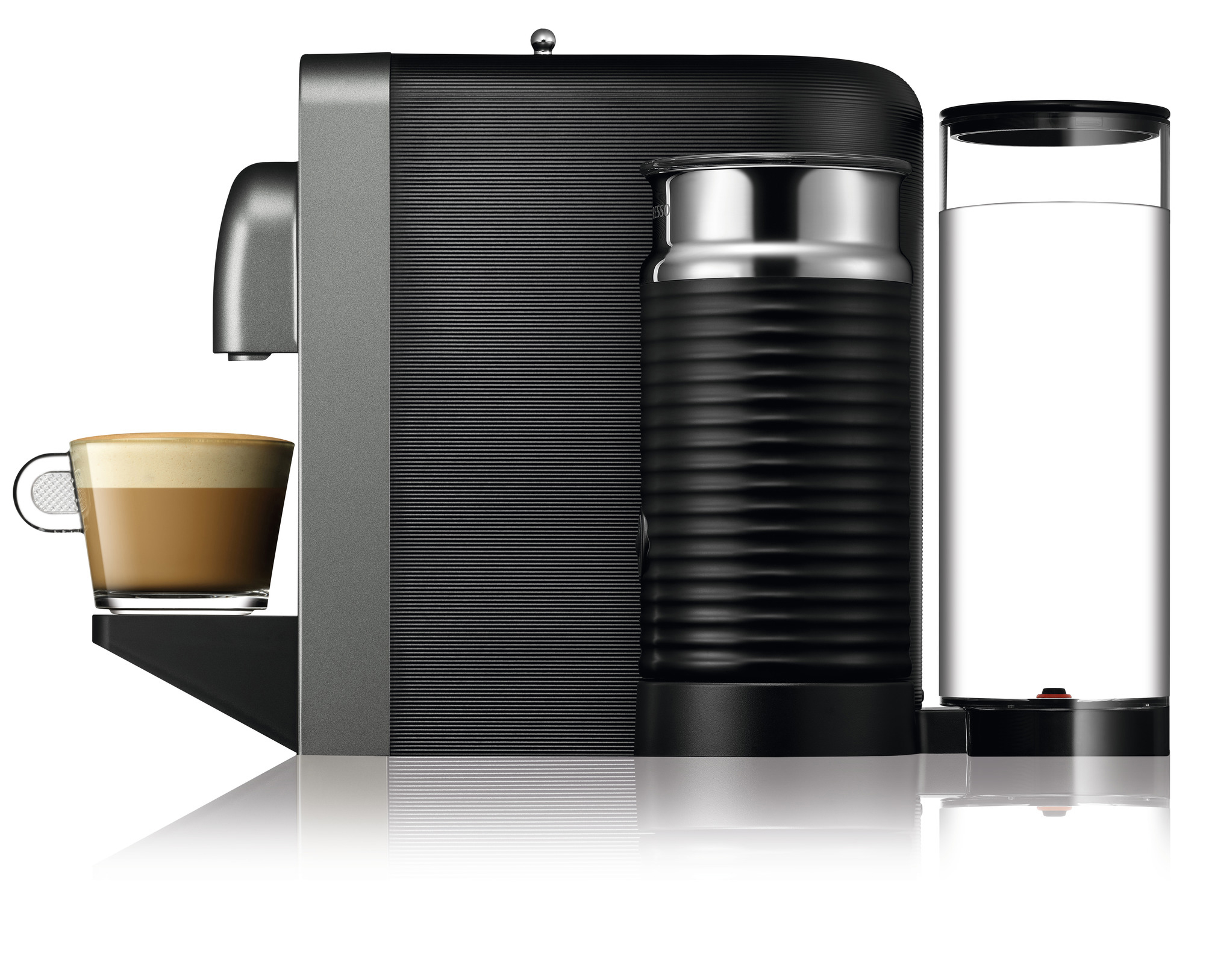 KRUPS XN411T Nespresso Prodigio & Milk Kapselmaschine Titan