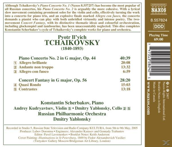 VARIOUS, Scherbakov/Yablonsky/+ - Klavierkonzert 2/Fantasie  - (CD)