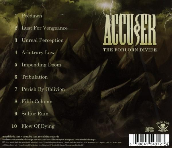 Accuser - The Forlorn Divide  - (CD)