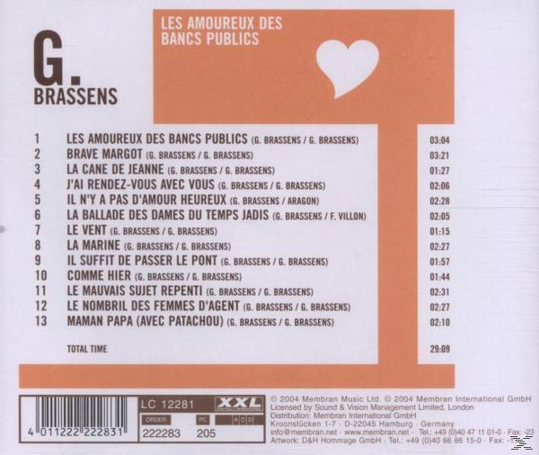 Bancs Les - Georges (CD) Brassens - Des Publics Amoureux