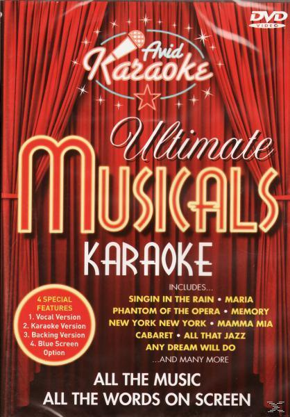 - Musicals (DVD) Ultimate Karaoke Karaoke -