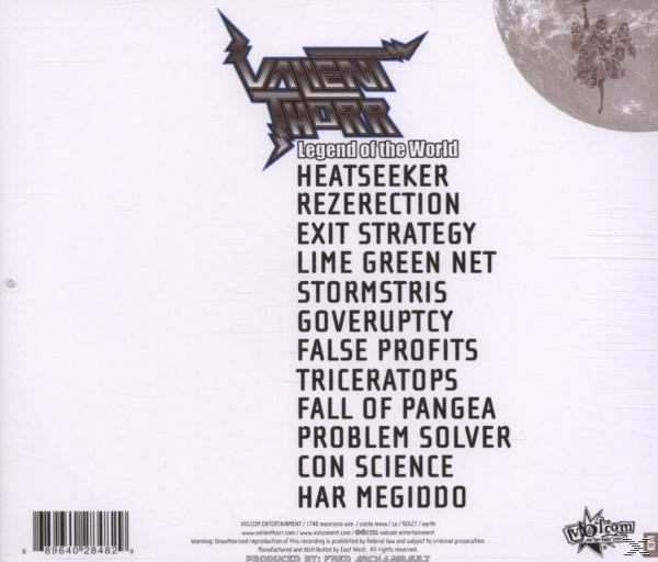 Valient Thorr - LEGEND OF THE WORLD  - (CD)