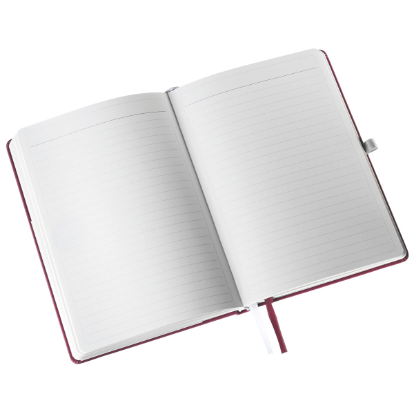 LEITZ Style HC A5 Liniert Notizbuch Rot