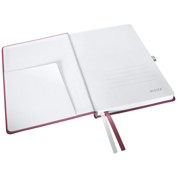 LEITZ Style HC A5 Kariert Notizbuch Rot