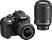 NIKON D3300 18-55 VR II + 55-200 VR II Lens Kit Dijital SLR Fotoğraf Makinesi