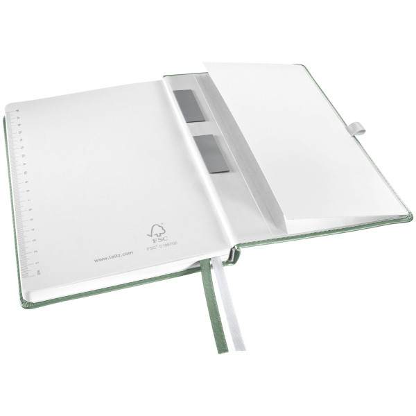 LEITZ Style HC A5 Kariert Notizbuch Grün