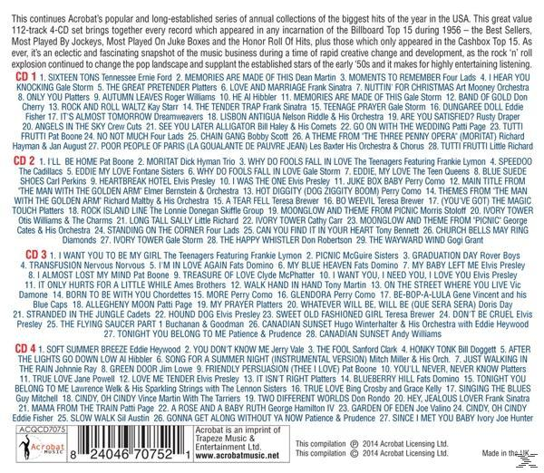 VARIOUS - Americas Greatest Hits 1956 Vol.7  - (CD)
