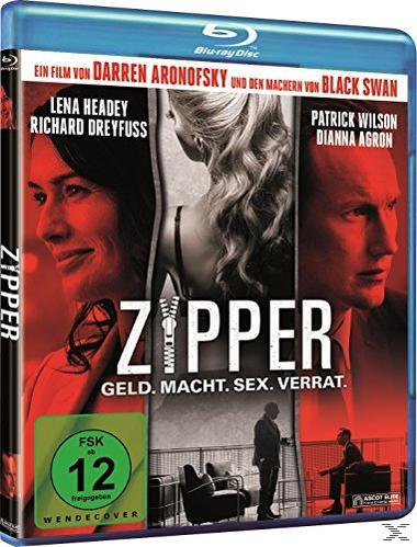 DVD-Cover mit Schauspielern, Reißverschluss und Text. Der Film ist auf Deutsch.
