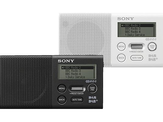 SONY XDR-P1DBPW - Radio numérique (DAB+, FM, Blanc)