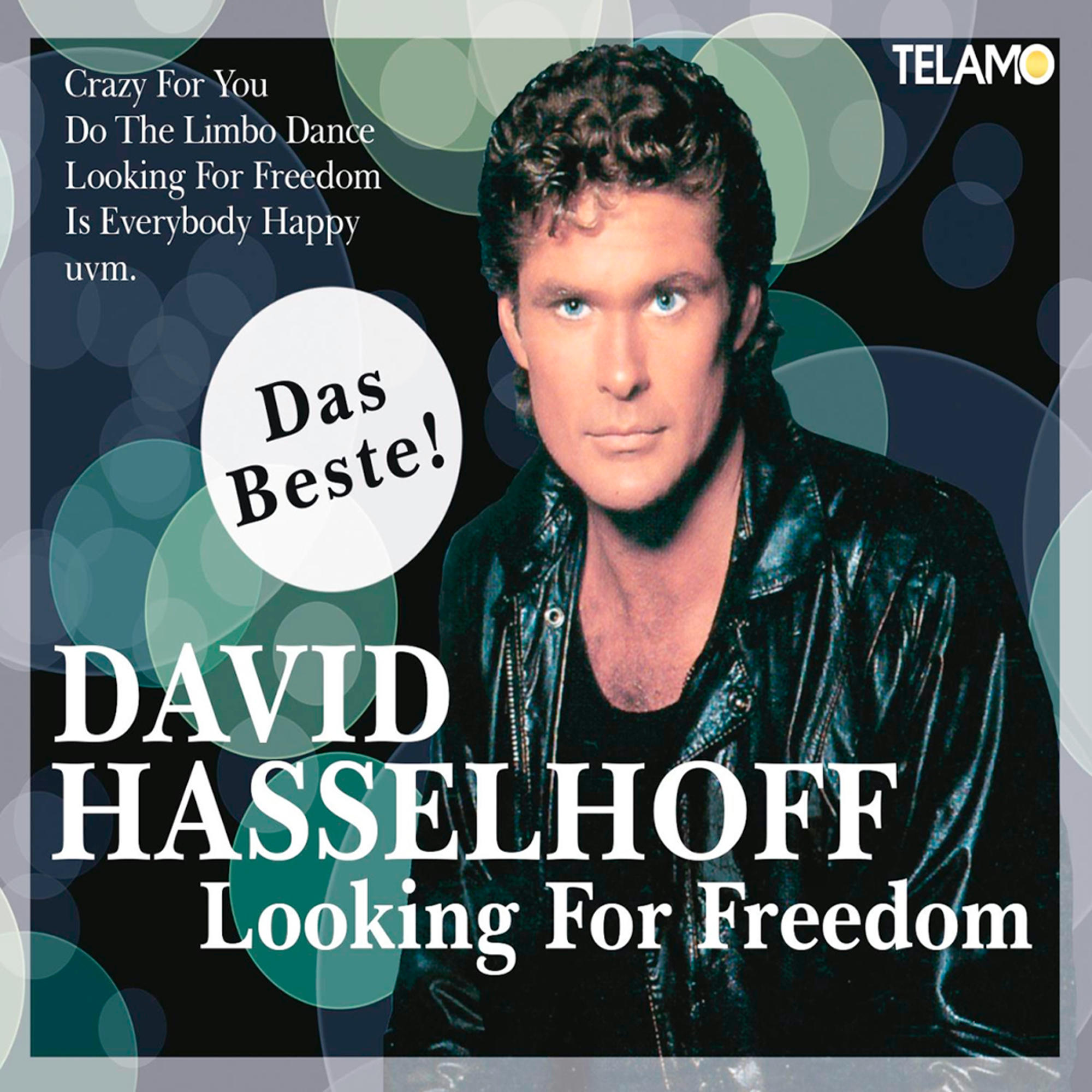 Albumcover von David Hasselhoffs "Looking For Freedom" mit einem Bild von David selbst.