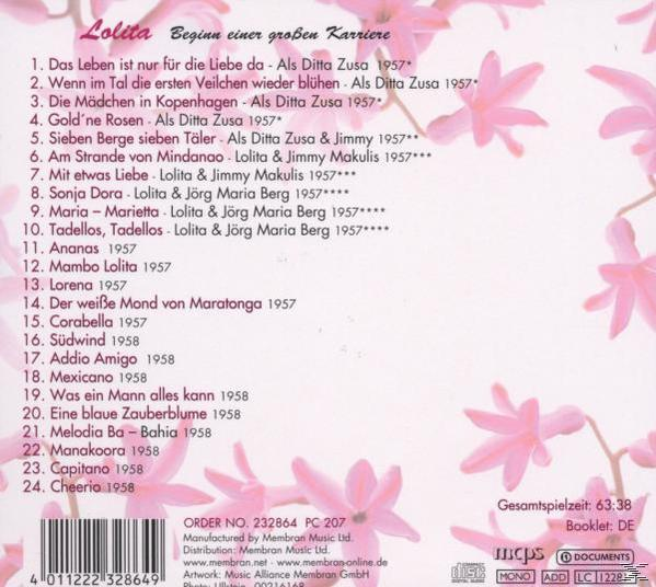 Lolita - Beginn einer großen Karriere  - (CD)