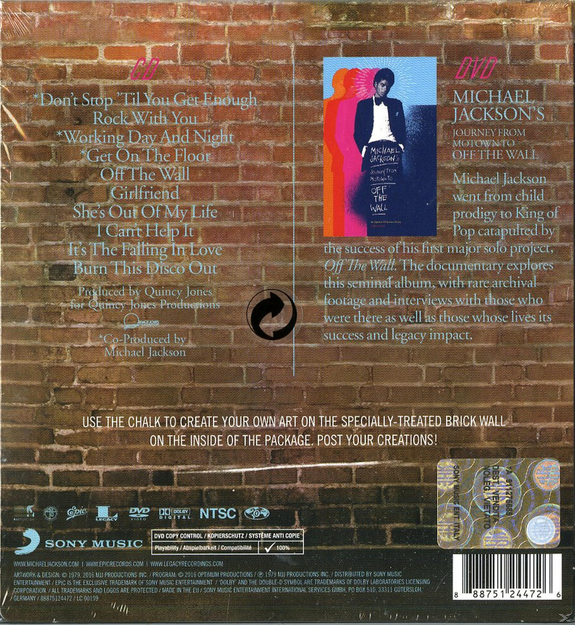 - Jackson Wall Michael (Cd/Dvd) - Off (CD) The