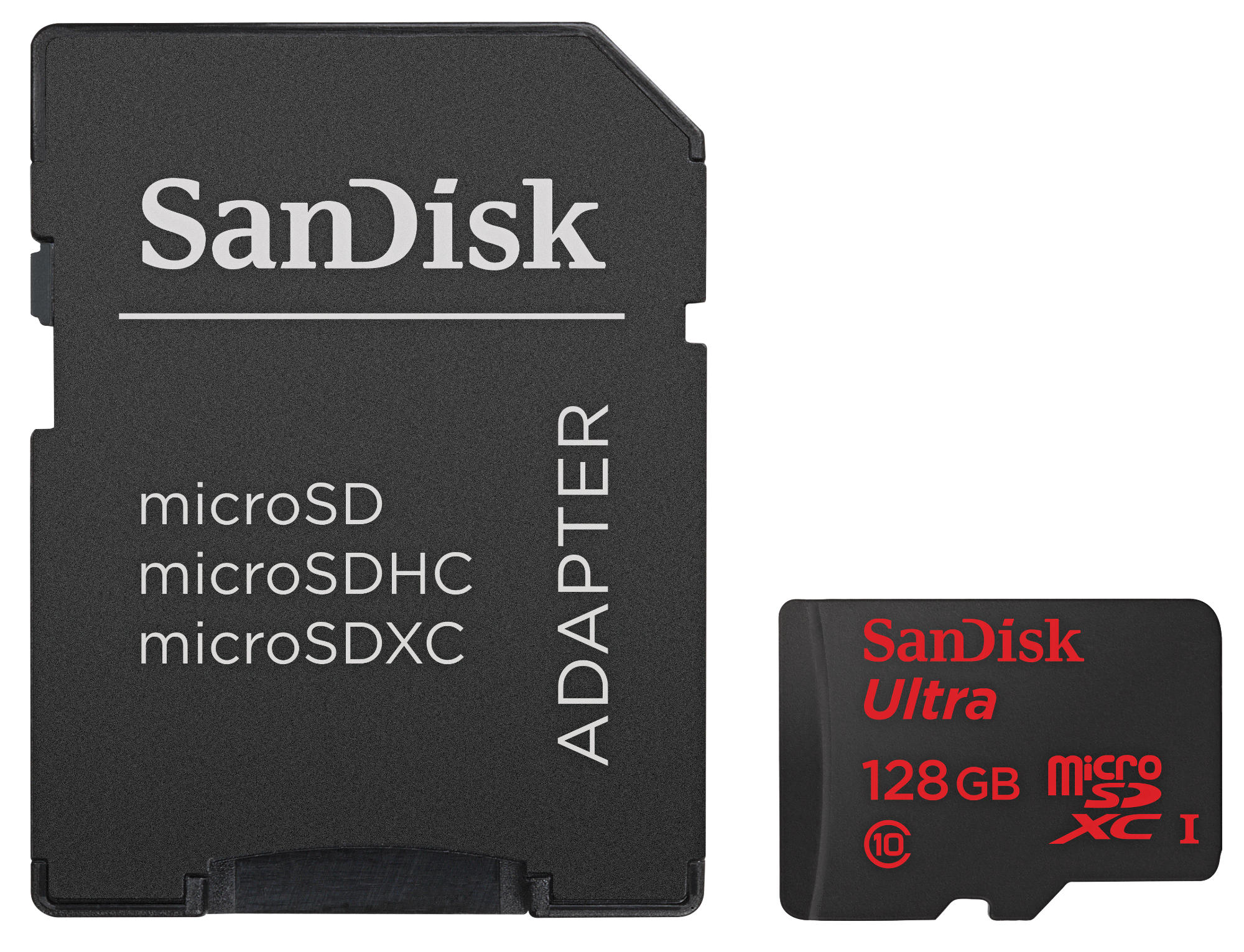 SANDISK Ultra, Micro-SDXC Speicherkarte, 128 GB, 80 MB/s
