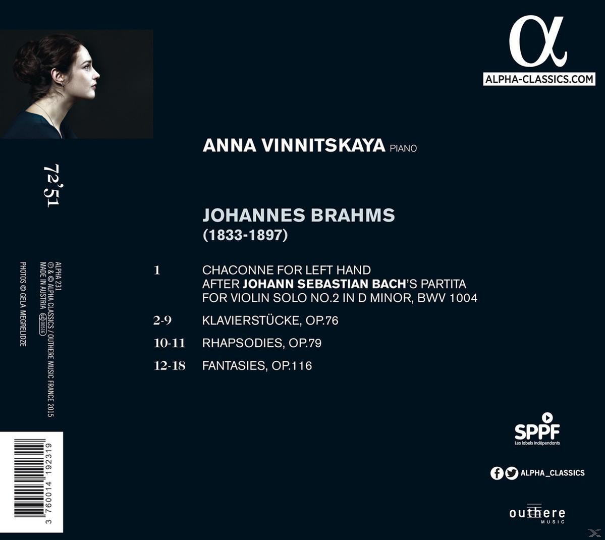 Anna Vinnitskaya - Bach-Brahms  - (CD)