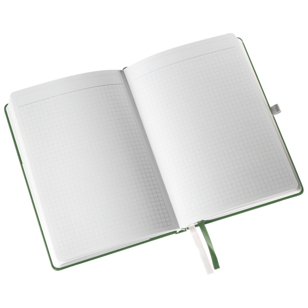 LEITZ Style HC A5 Kariert Notizbuch Grün