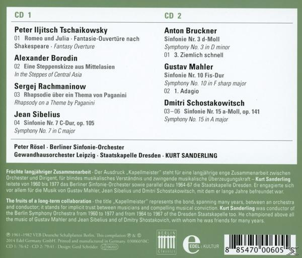 Kurt Sanderling - Kapellmeister-Edition 2-Kurt Sanderling  - (CD)
