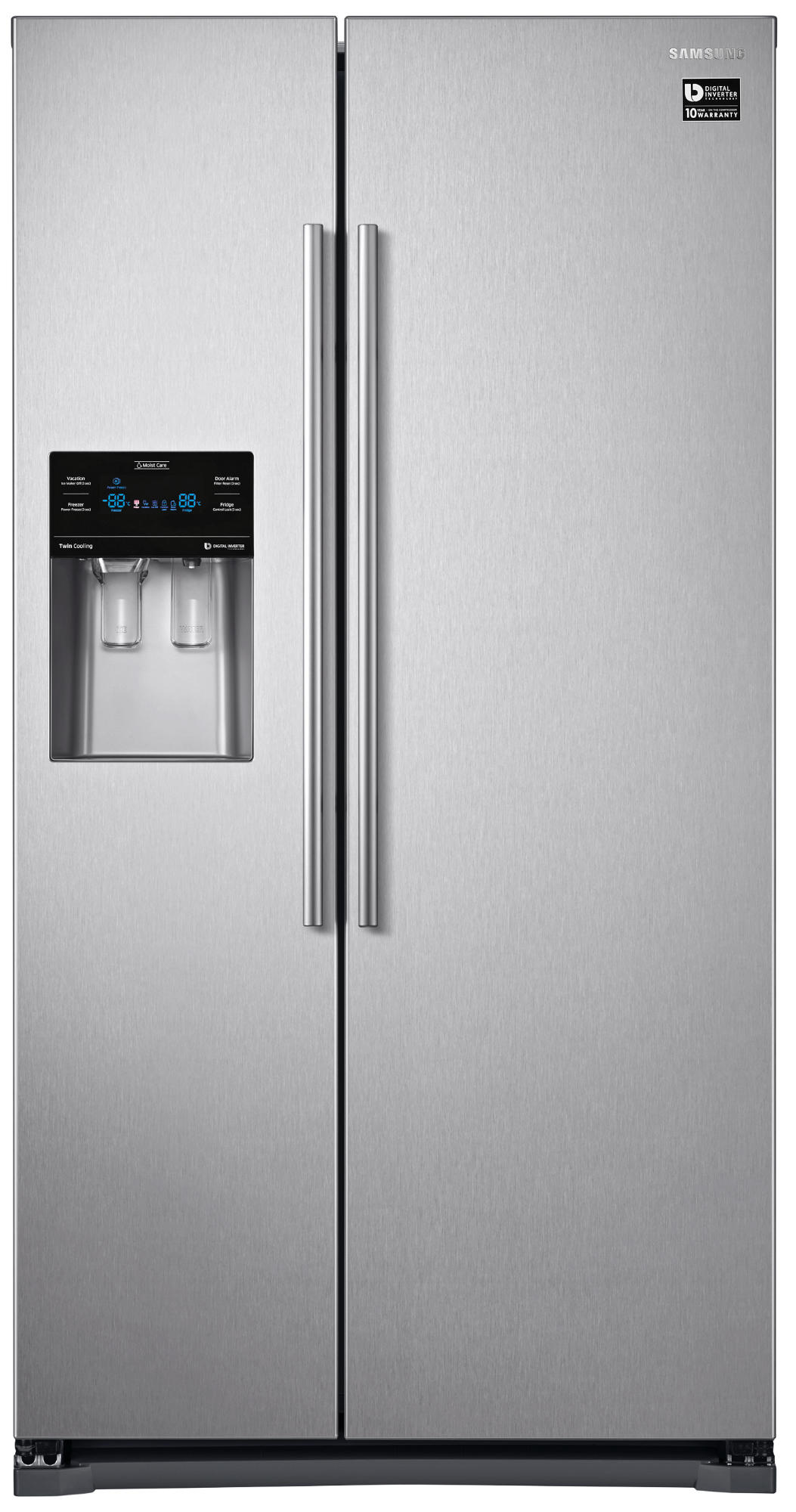 SAMSUNG Side by Side RS 53 K 4400 SA Side by Side (1790 mm hoch, Edelstahl)