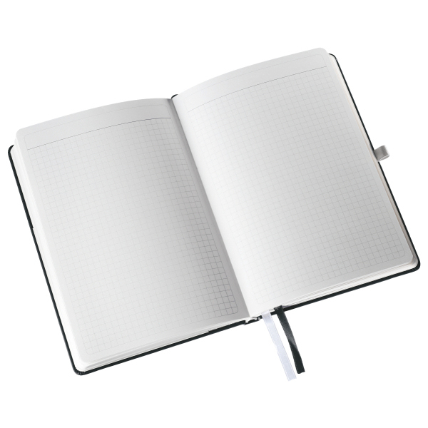 LEITZ Style SC A5 Kariert Notizbuch Schwarz