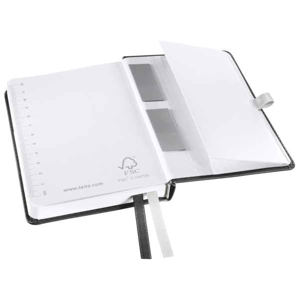 LEITZ Style HC A6 Linert Notizbuch Schwarz