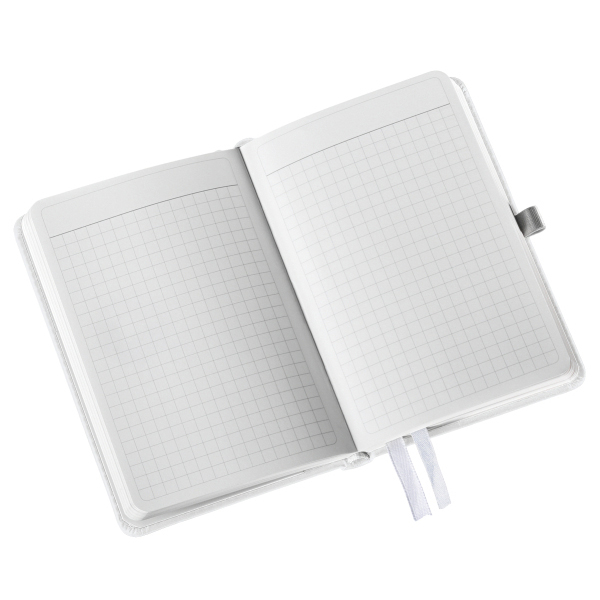 LEITZ Style HC A6 Kariert Notizbuch Weiß