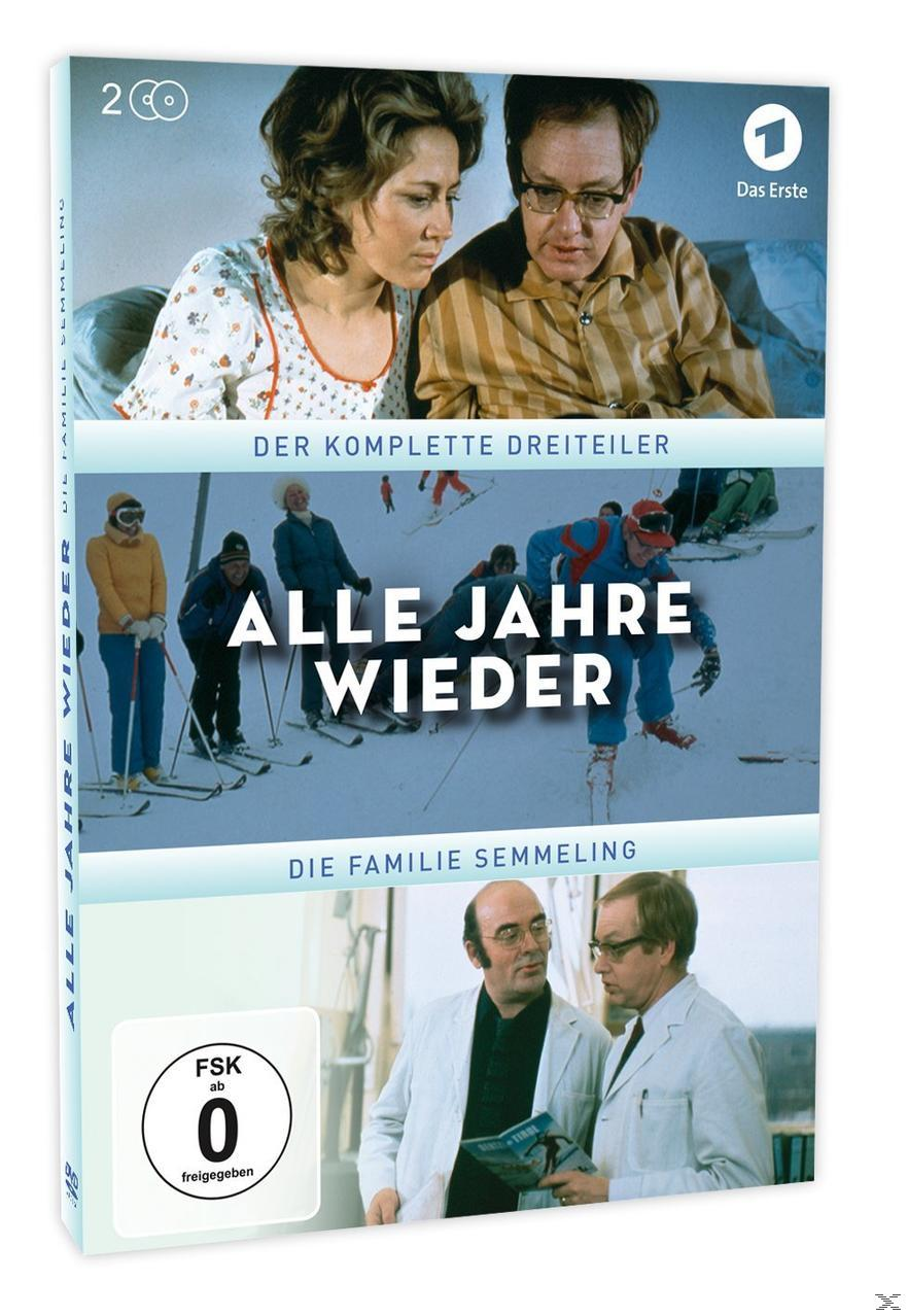 DVD-Cover mit drei Bildern, darunter Skifahrer und Porträts, mit deutschem Text.