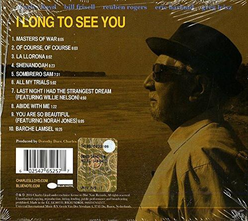 CD-Cover. Mann mit Hut und Sonnenbrille, der aufs Meer blickt. Text auf der Rückseite.