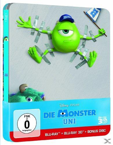 Die Monster Uni (Steelbook Edition) 3D Blu-ray